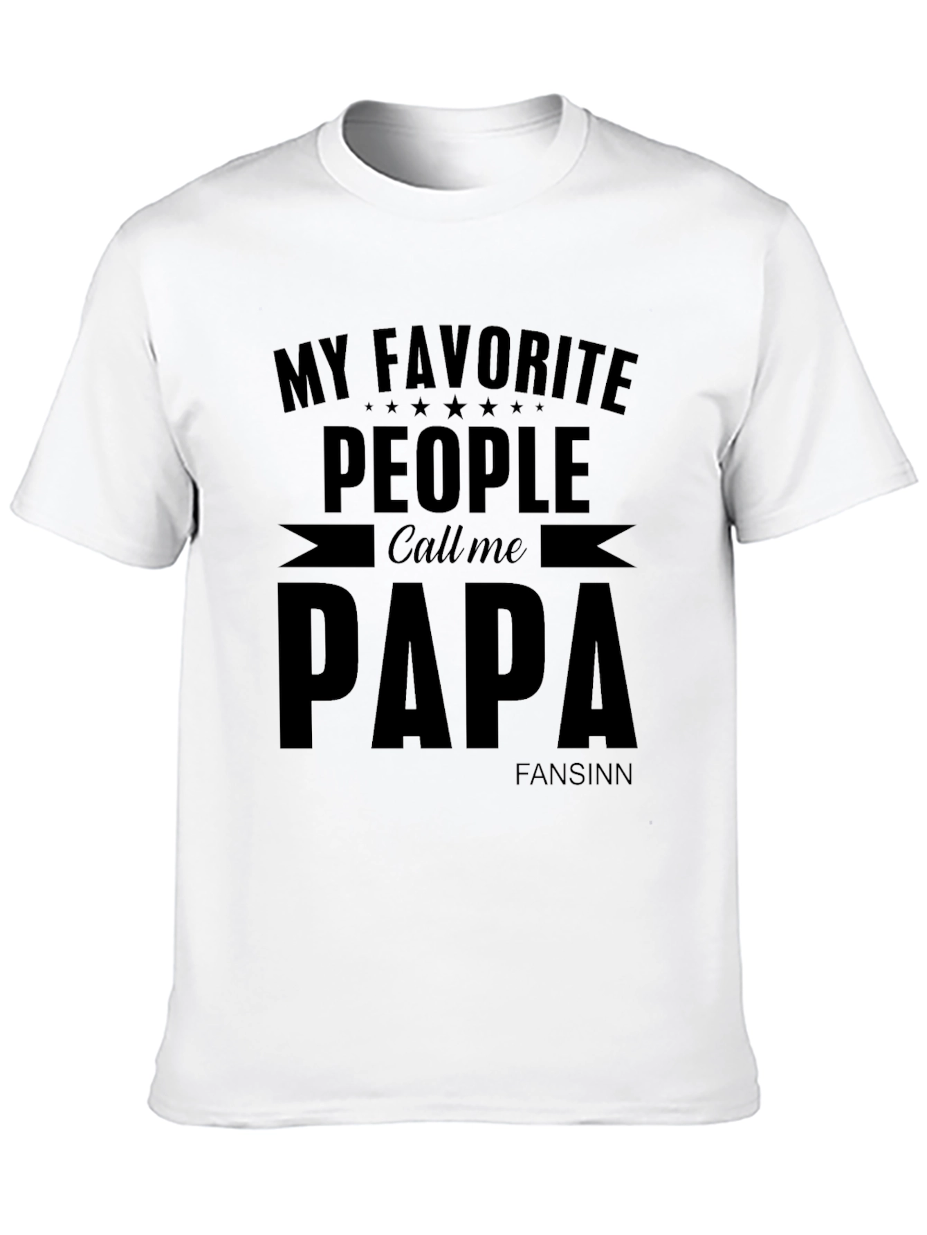 Black My Favorite People Call Me Papa T-Shirt view 10