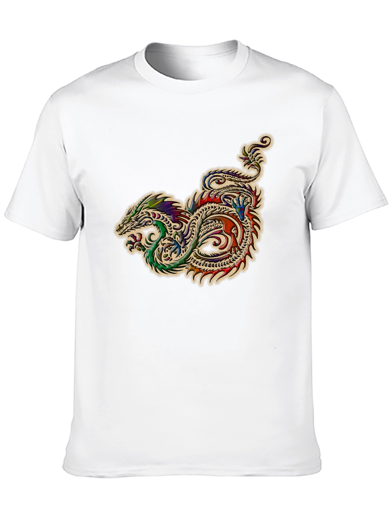 Black Dragon Graphic Black T-Shirt view 10