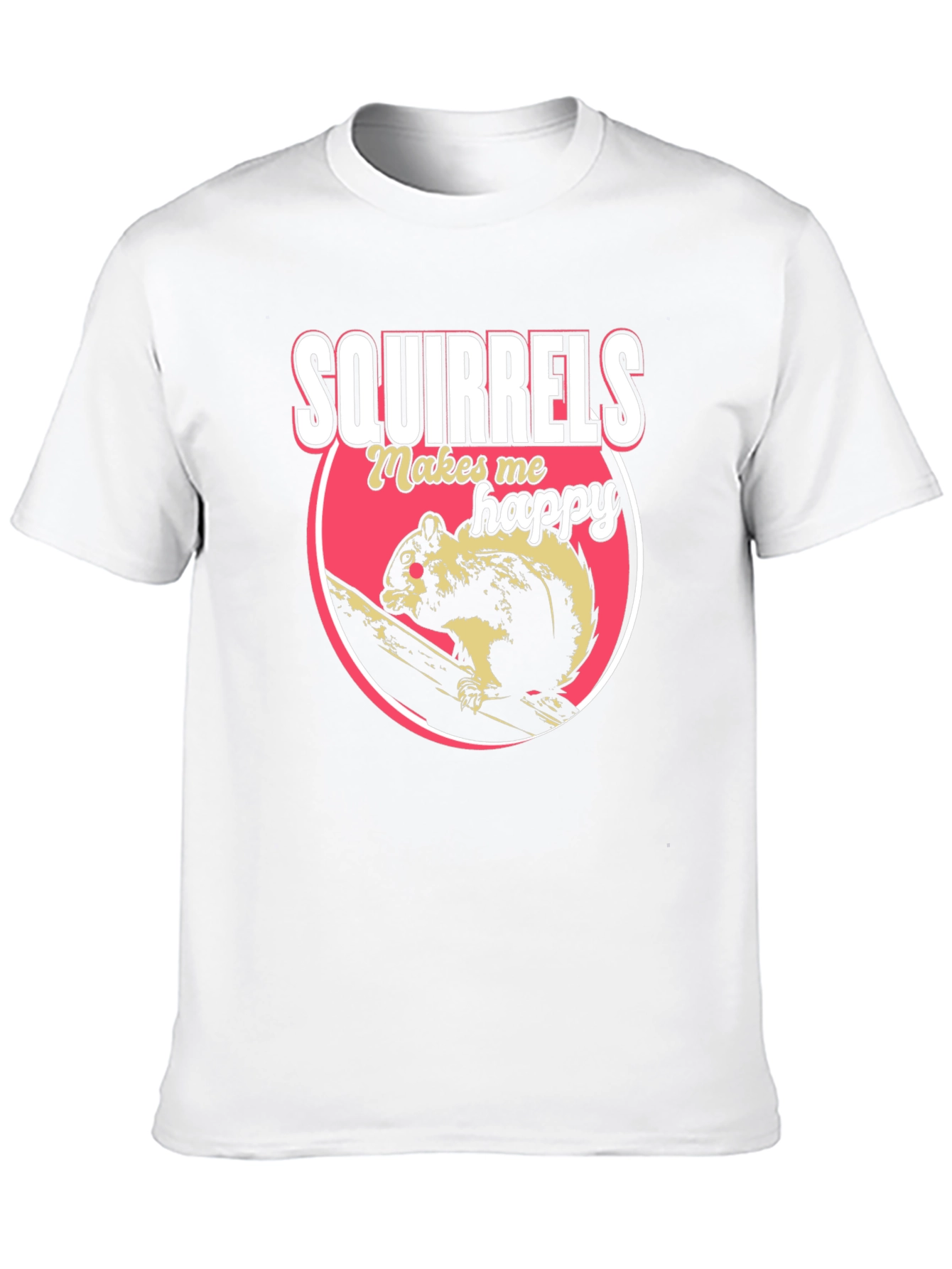 Black Squirrels Make Me Happy Graphic Tee view 10