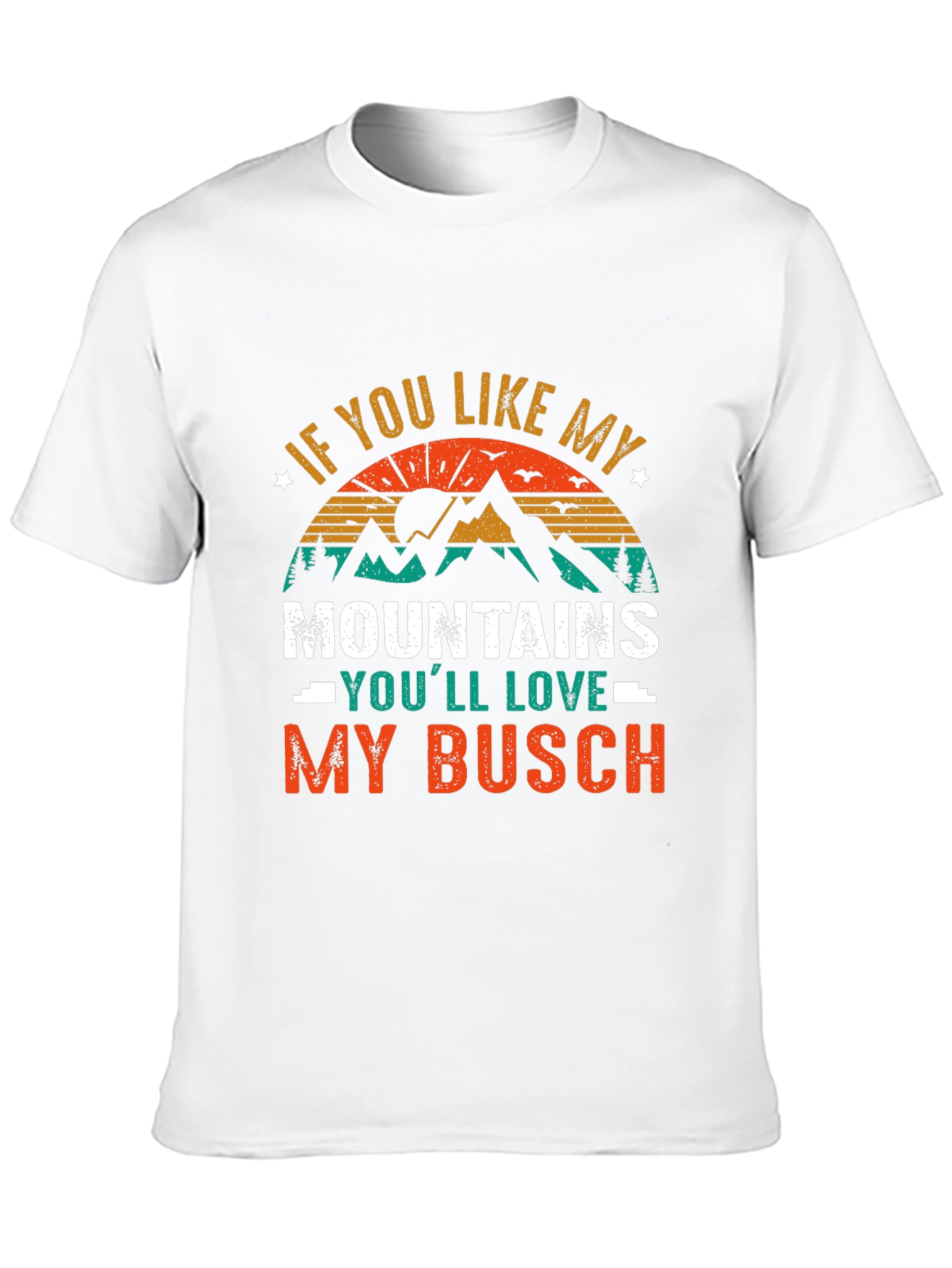 Black Mountains and Busch T-Shirt view 10