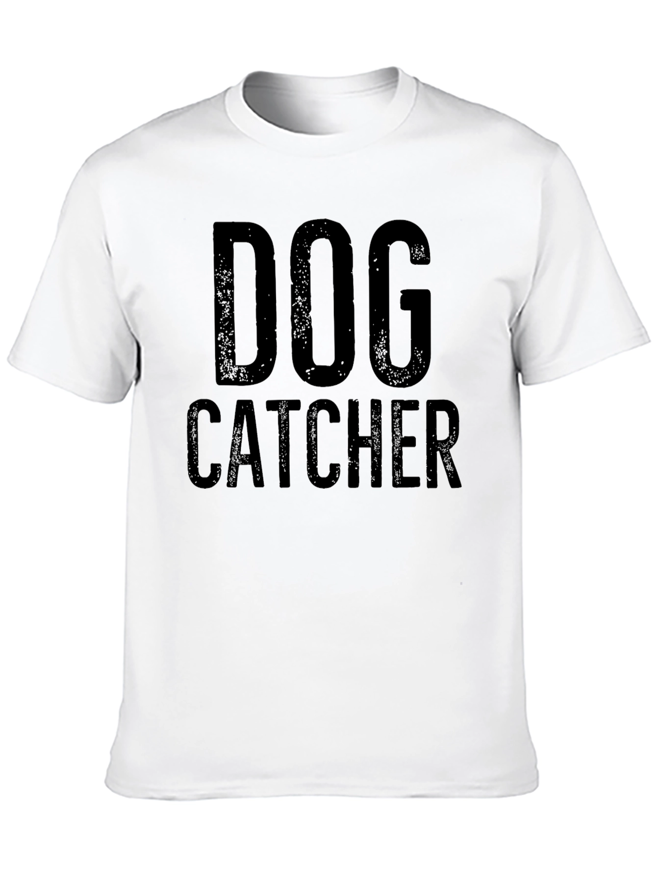 Black Dog Catcher T-Shirt - Funny Job Tee view 10