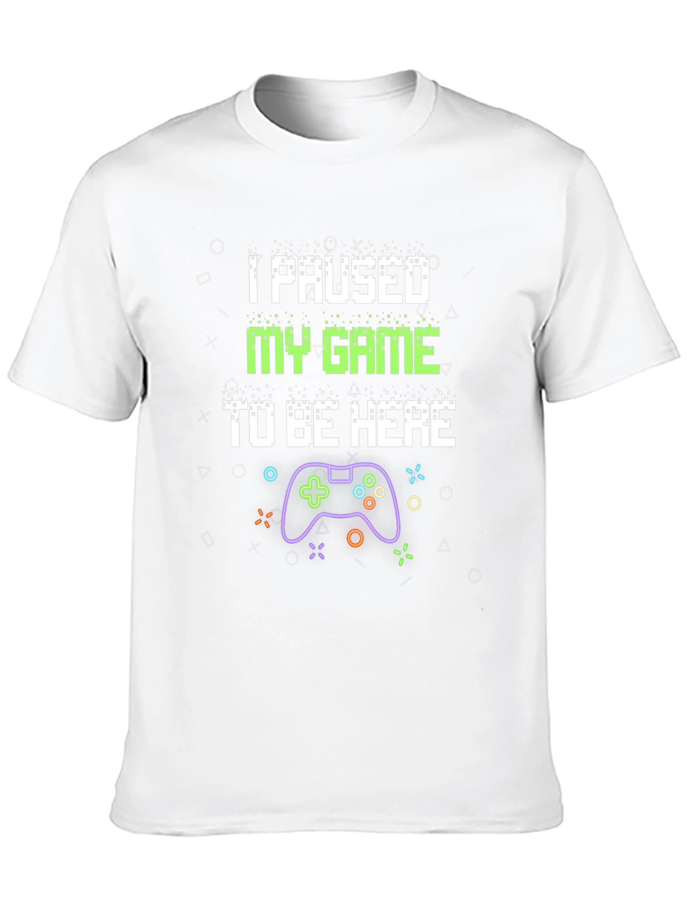 Black I Paused My Game T-Shirt view 10