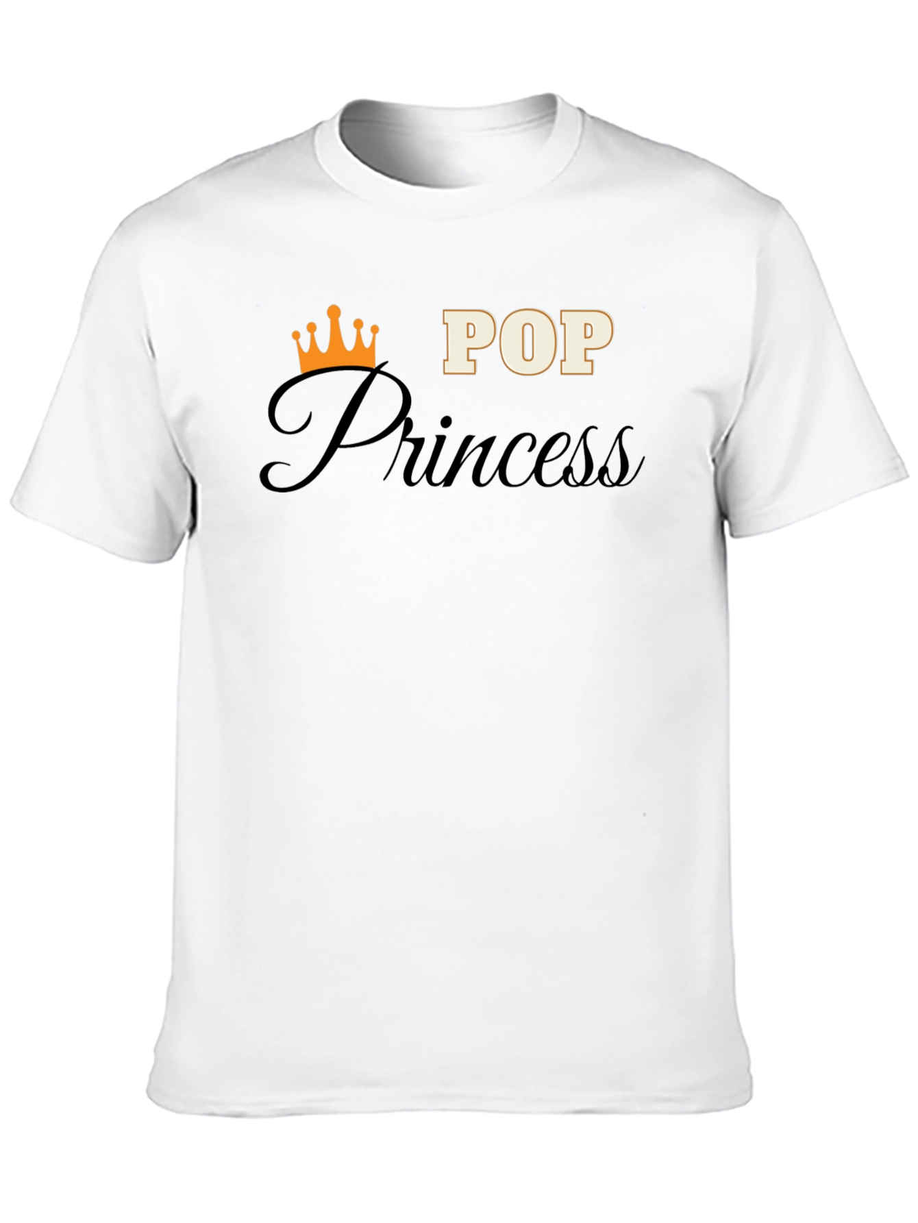 Black Pop Princess Graphic T-Shirt - Black view 10