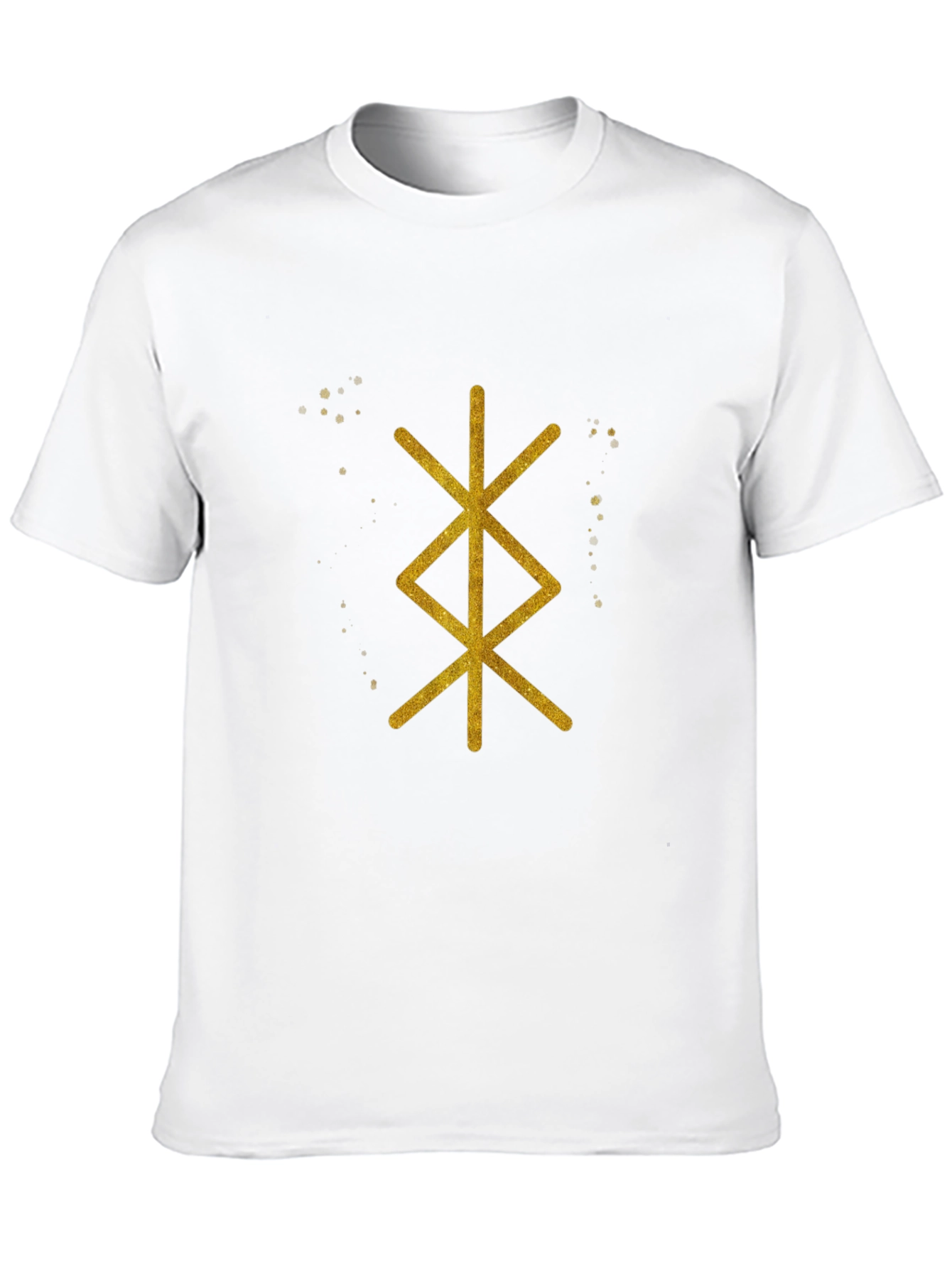 Black Bindrune T-Shirt: Norse Magic Symbol Tee view 10