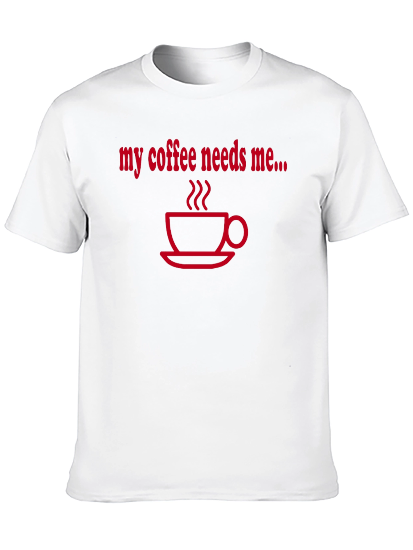 Black Coffee Needs Me T-Shirt - Black view 10
