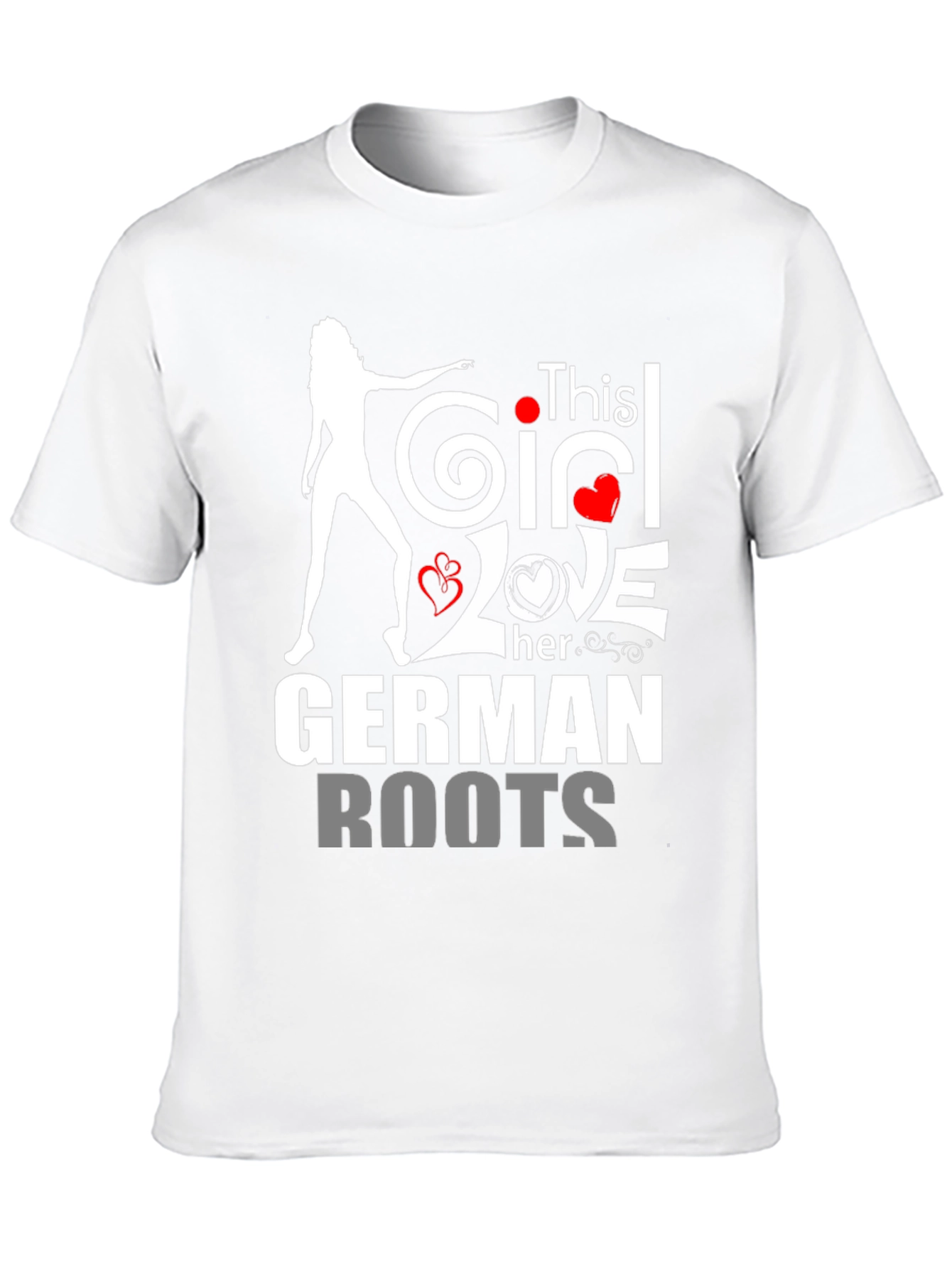 German Roots Girl T-Shirt - Love My Heritage - 10