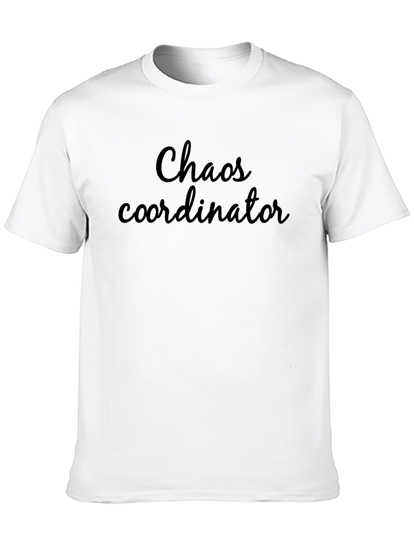 Black Chaos Coordinator Black T-Shirt view 10