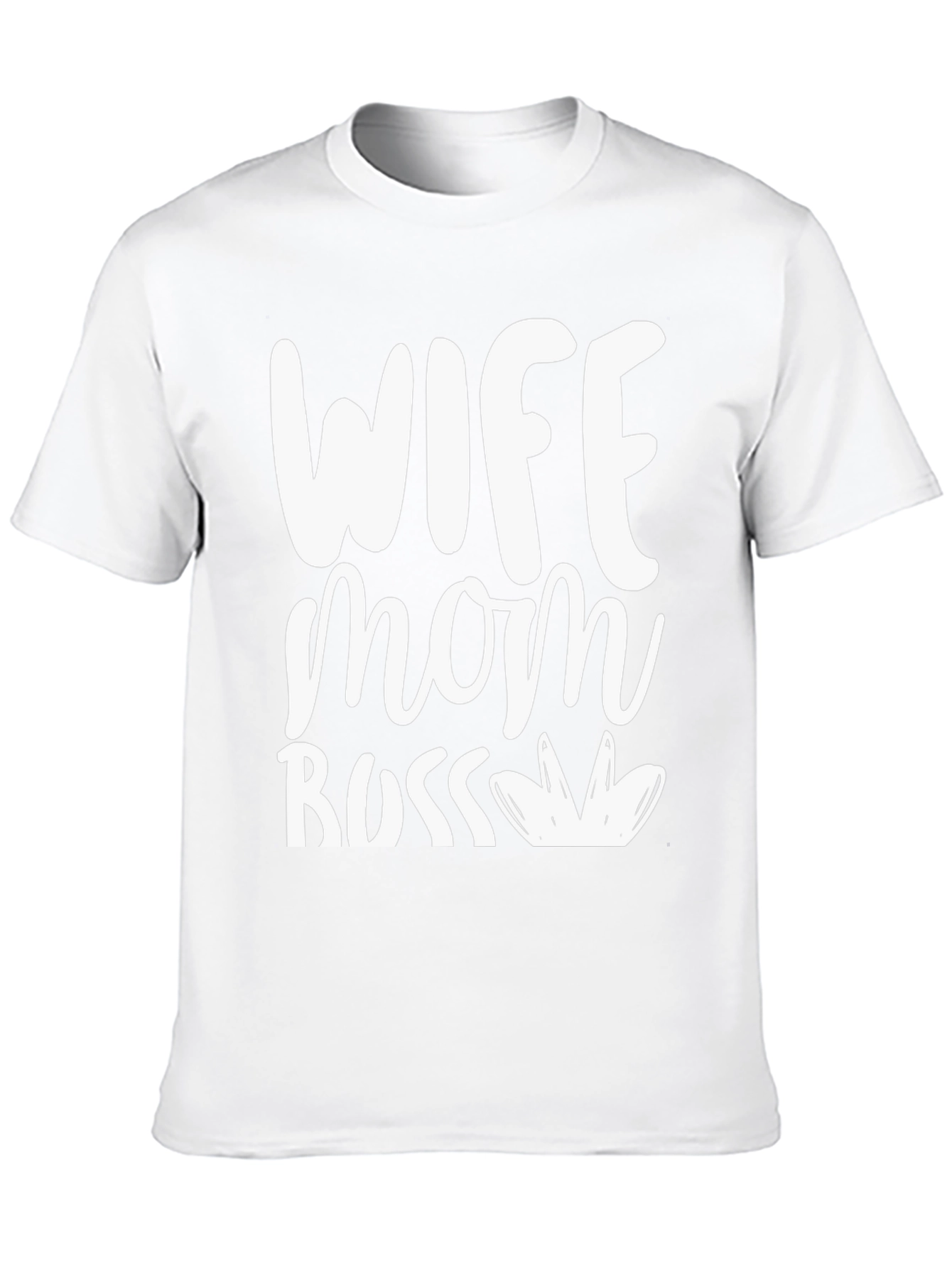 Black Wife Mom Boss Graphic T-Shirt view 10
