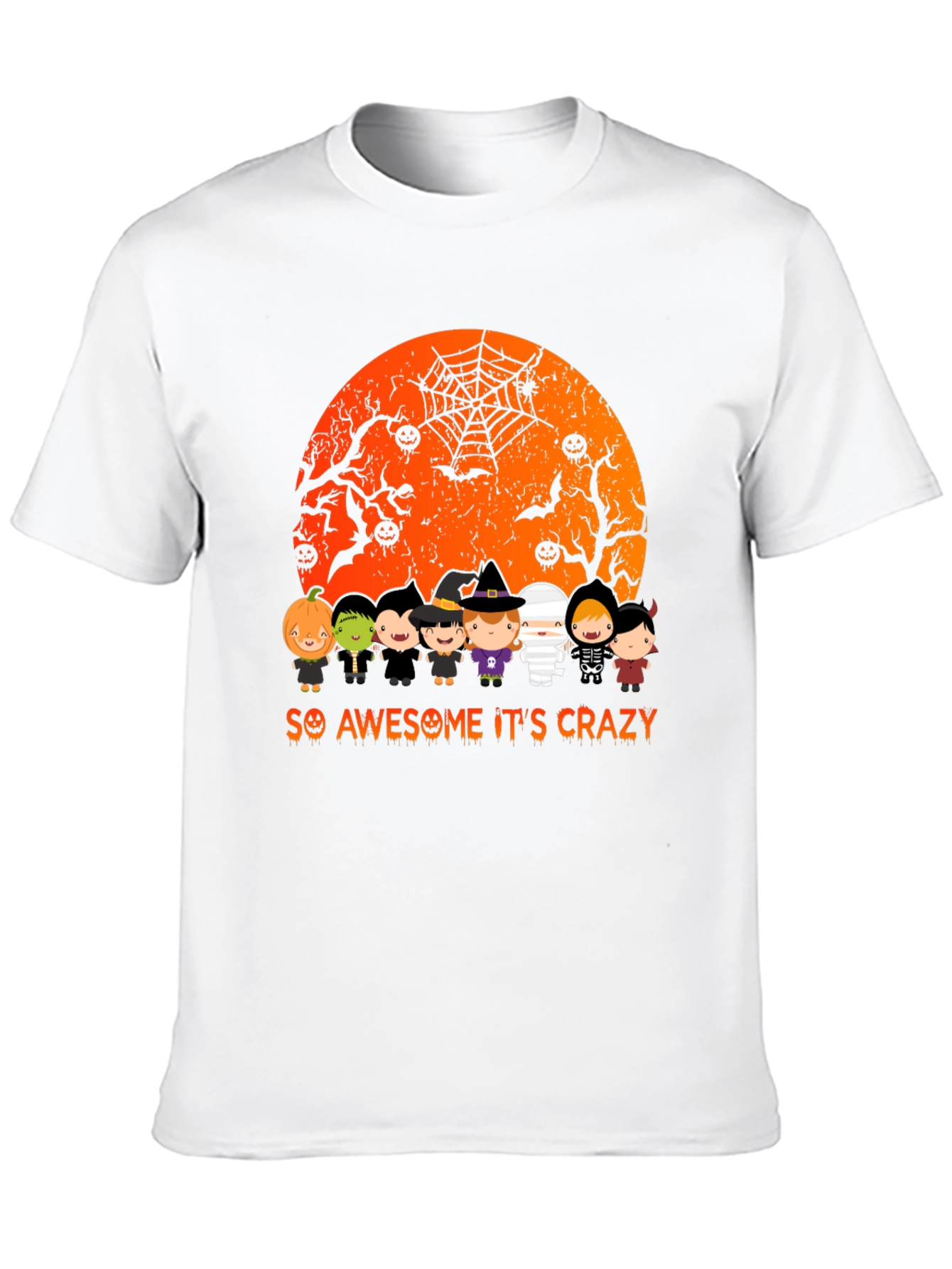 Black Halloween Kids T-Shirt - So Awesome It's Crazy view 10