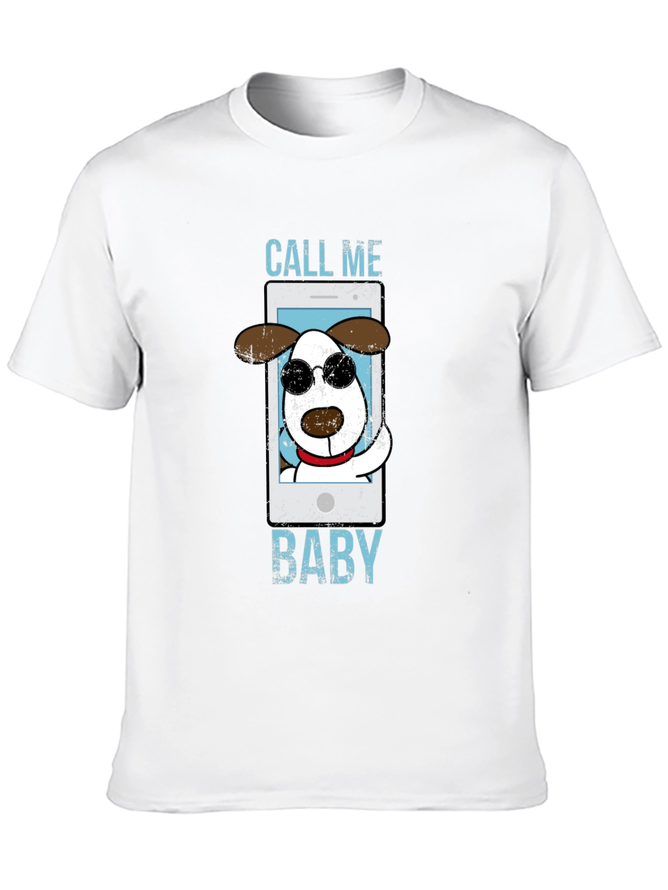 Black Call Me Baby Dog T-Shirt view 10