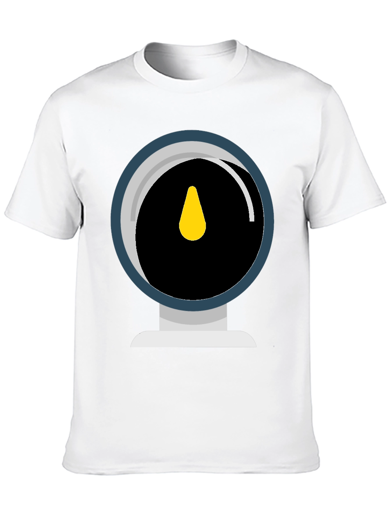 Black Gauge Graphic Tee - Cool Black T-Shirt view 10