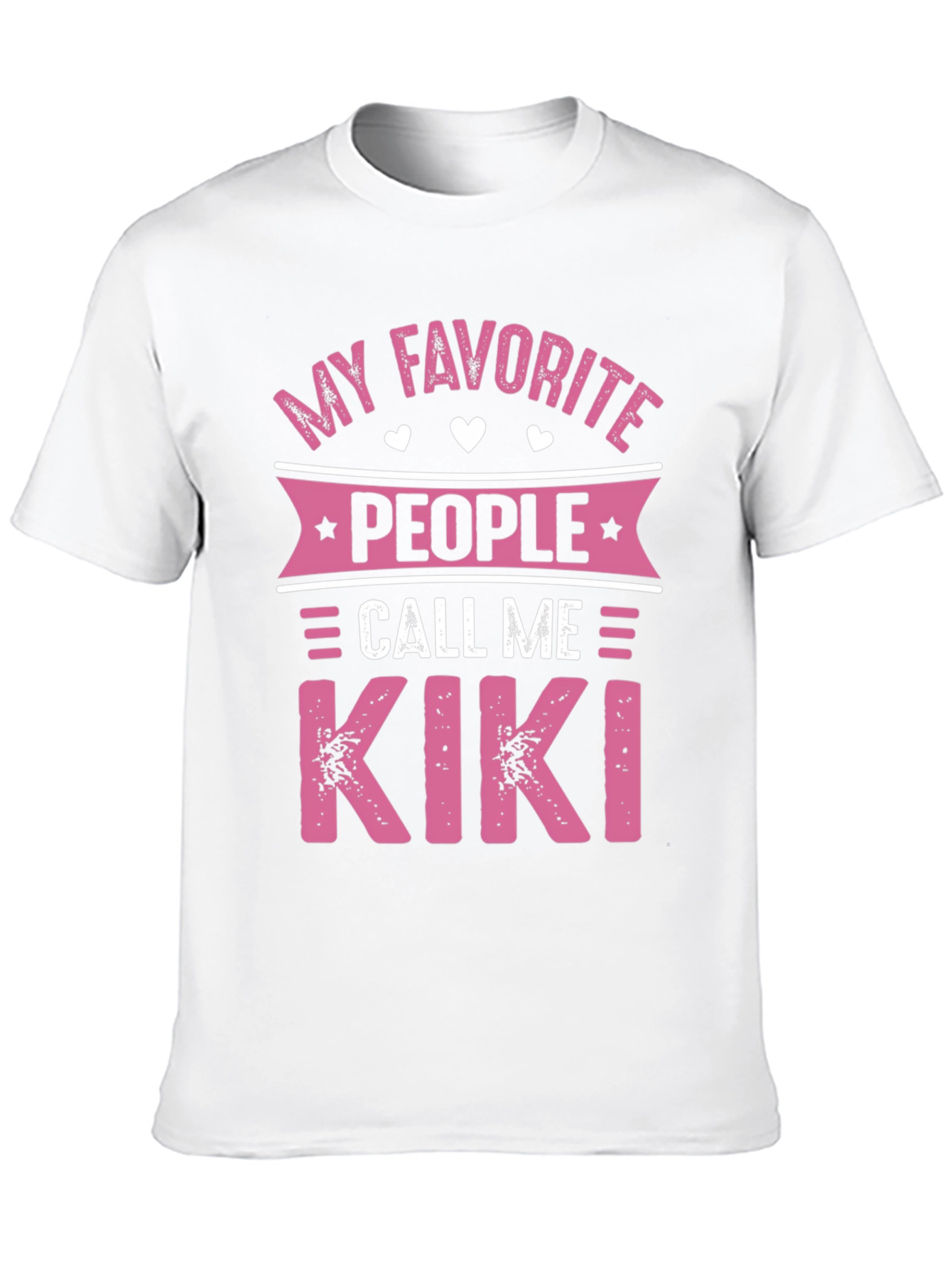 Black My Favorite People Call Me Kiki T-Shirt view 10