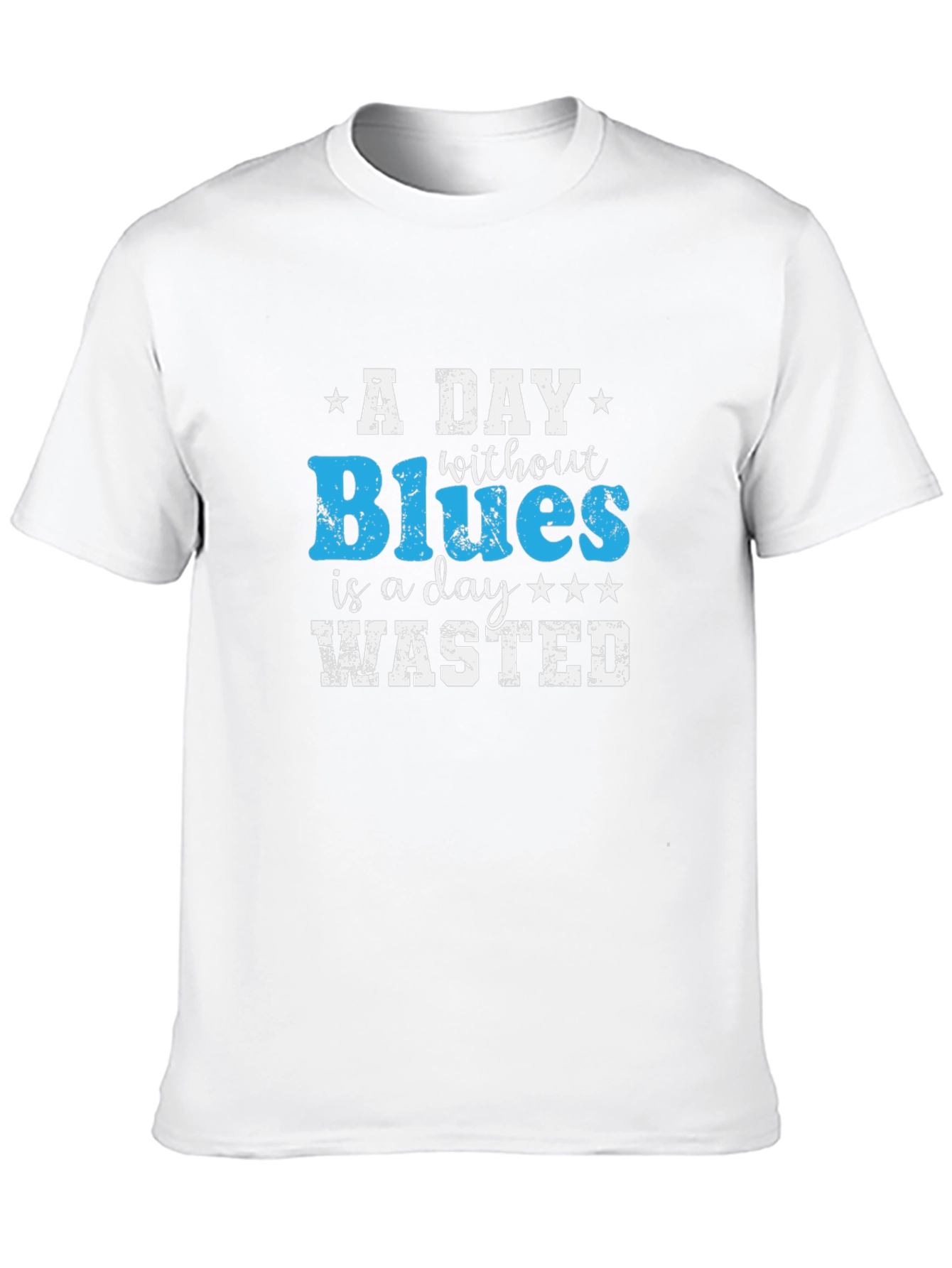 Black Blues Music Lover T-Shirt - A Day Without Blues view 10
