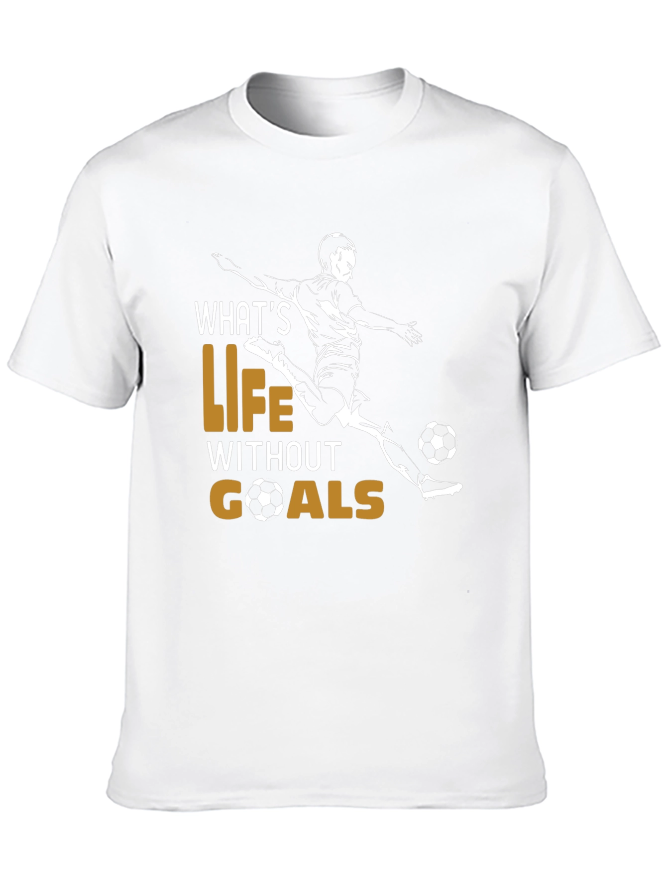 Soccer Life Goals Graphic T-Shirt - 10