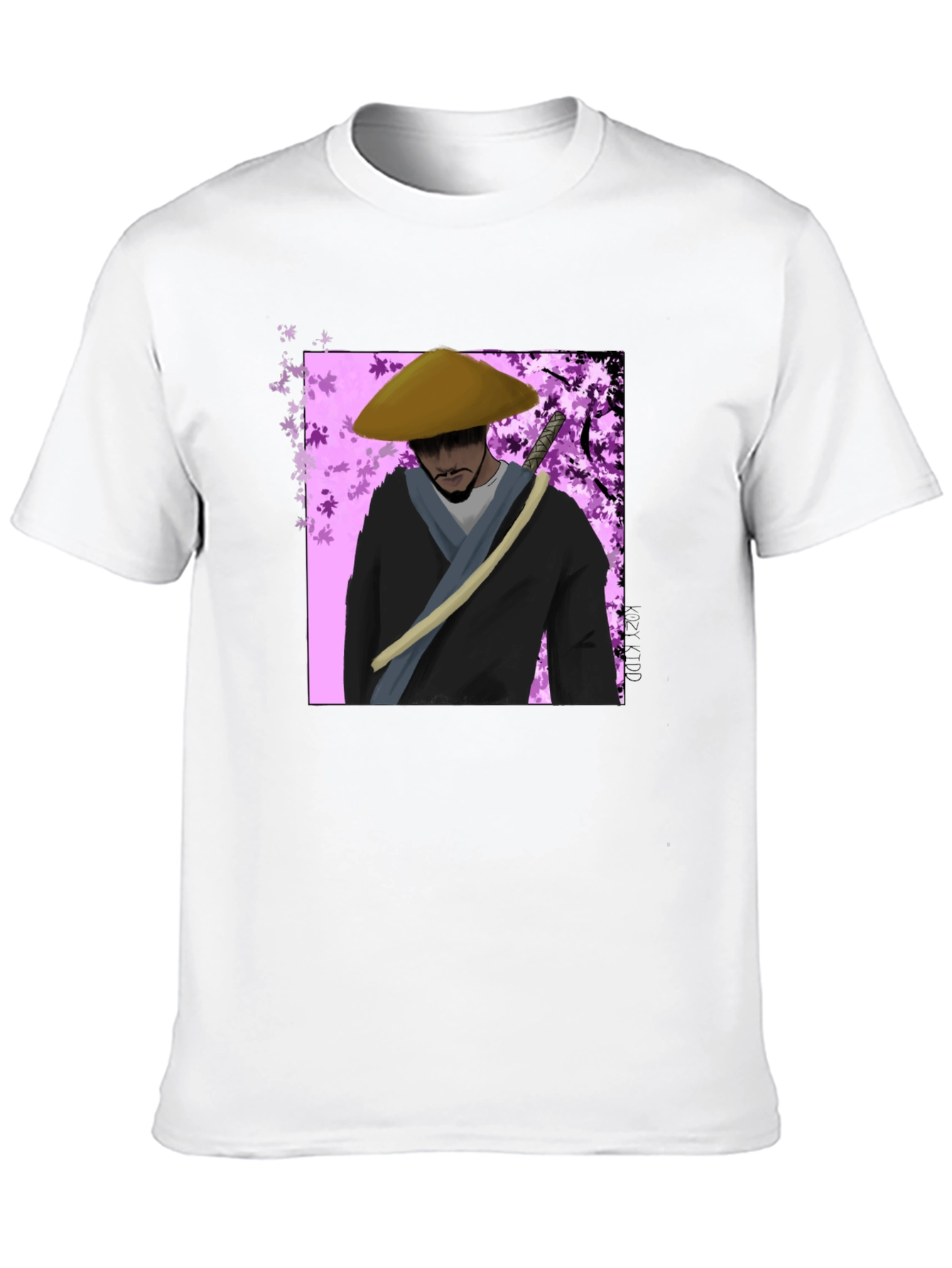 Black Samurai Graphic Tee - Urban Style T-Shirt view 10