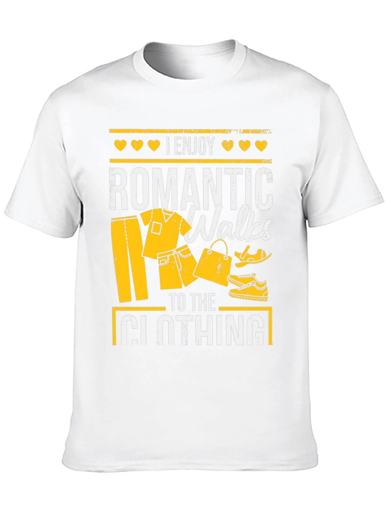 Black Romantic Walks to Clothing T-Shirt view 10