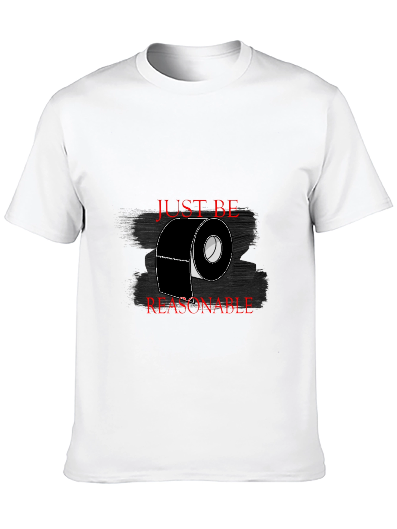 Black Just Be Reasonable T-Shirt - Black view 10