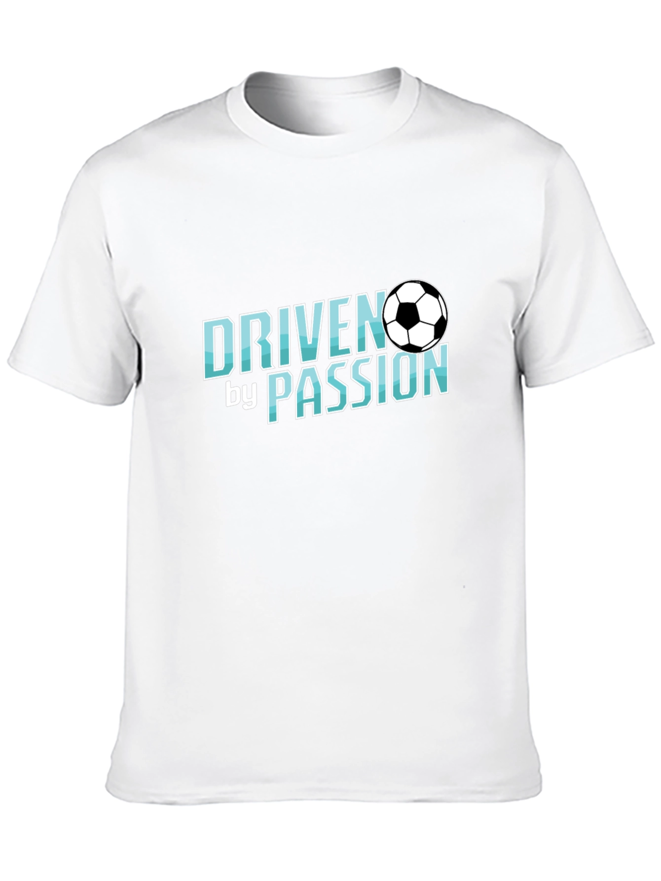 Black Driven by Passion Soccer T-Shirt view 10