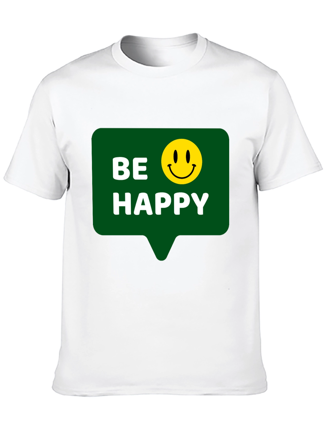 Black Be Happy T-Shirt - Positive Vibes - Everyday Wear view 10