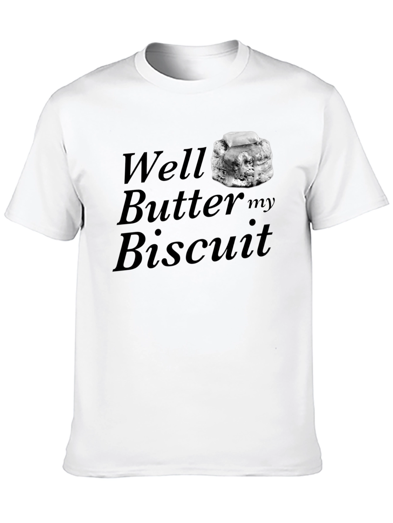 Black Well Butter My Biscuit Graphic T-Shirt view 10