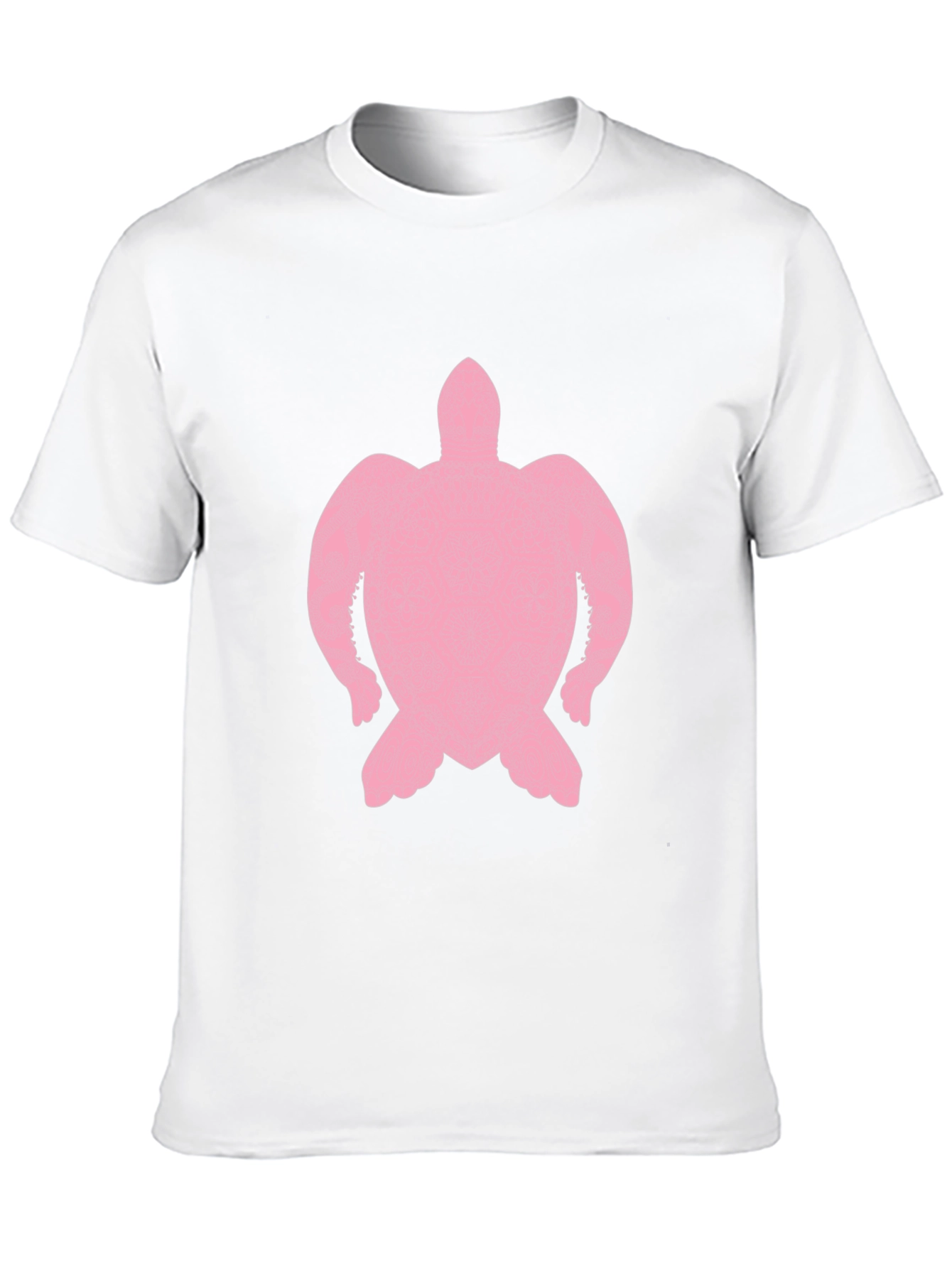 Black Turtle Mandala Graphic Black T-Shirt view 10