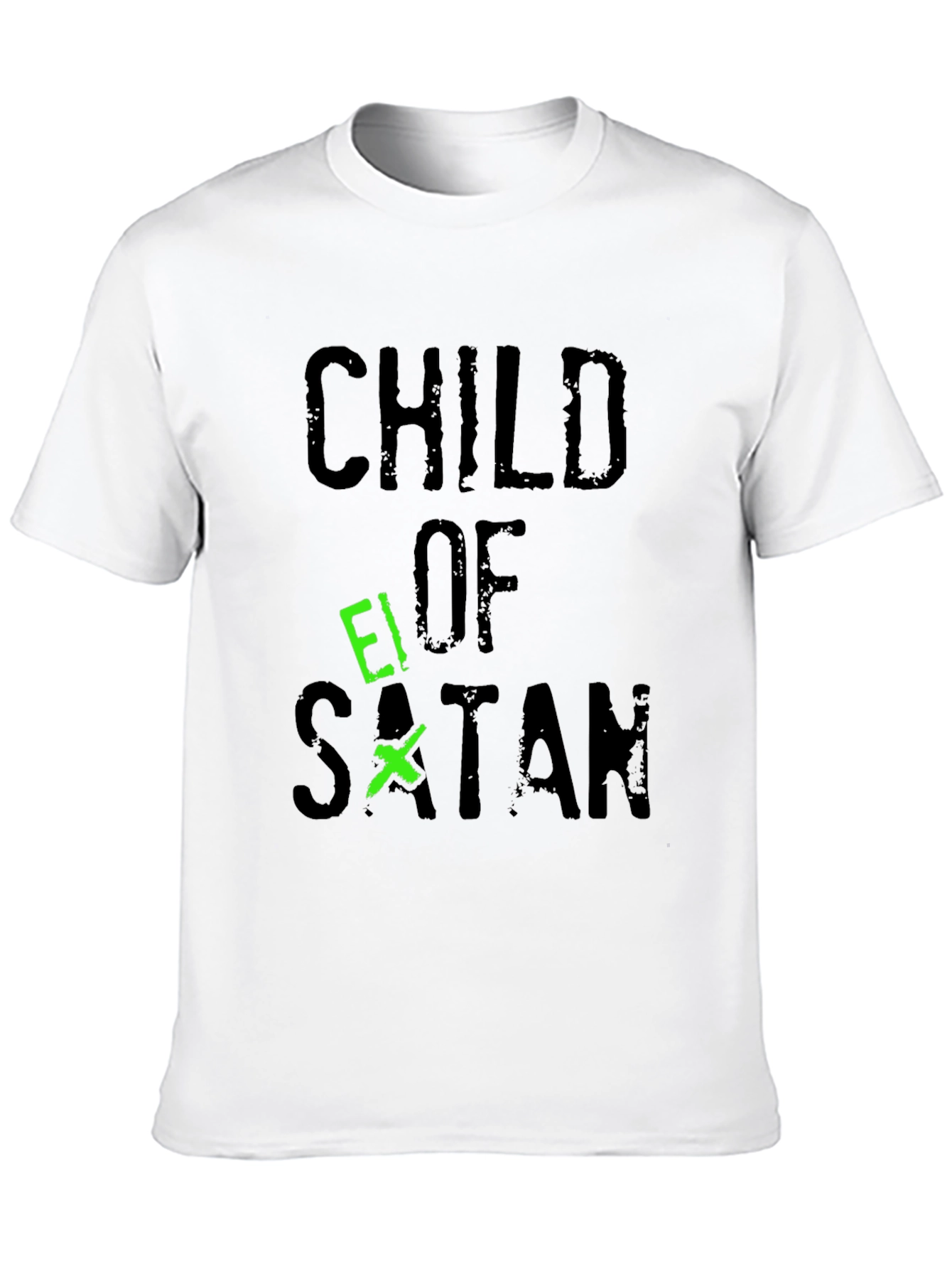 Black Child of Satan T-Shirt - Grunge Graphic Tee view 10