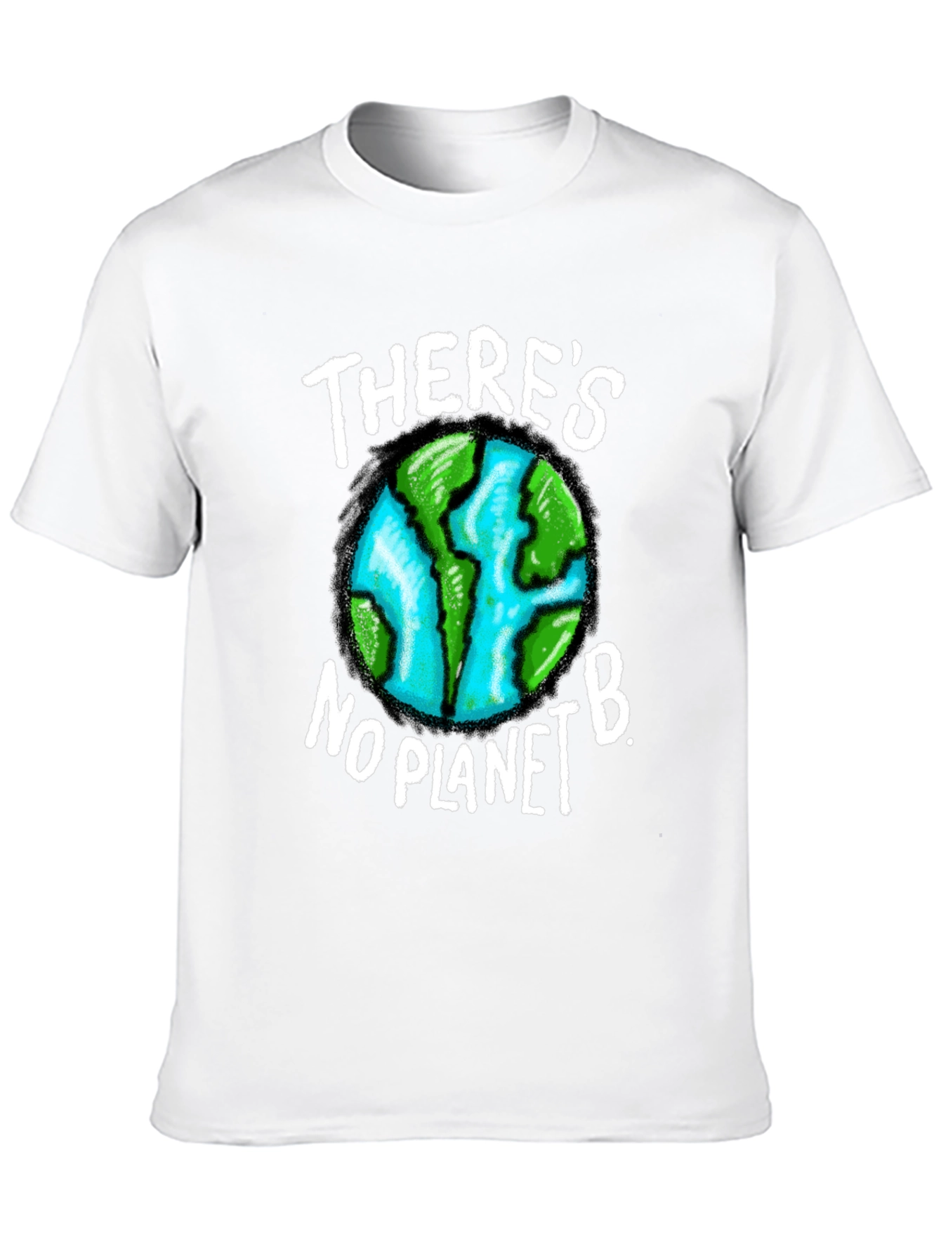 Black There's No Planet B Graphic T-Shirt view 10