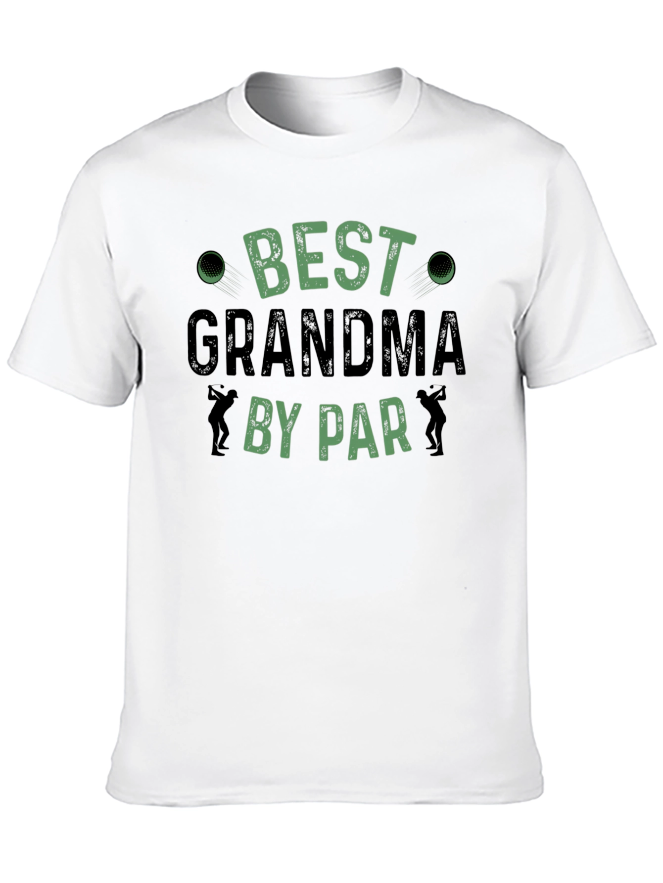 Black Best Grandma By Par Black T-Shirt view 10