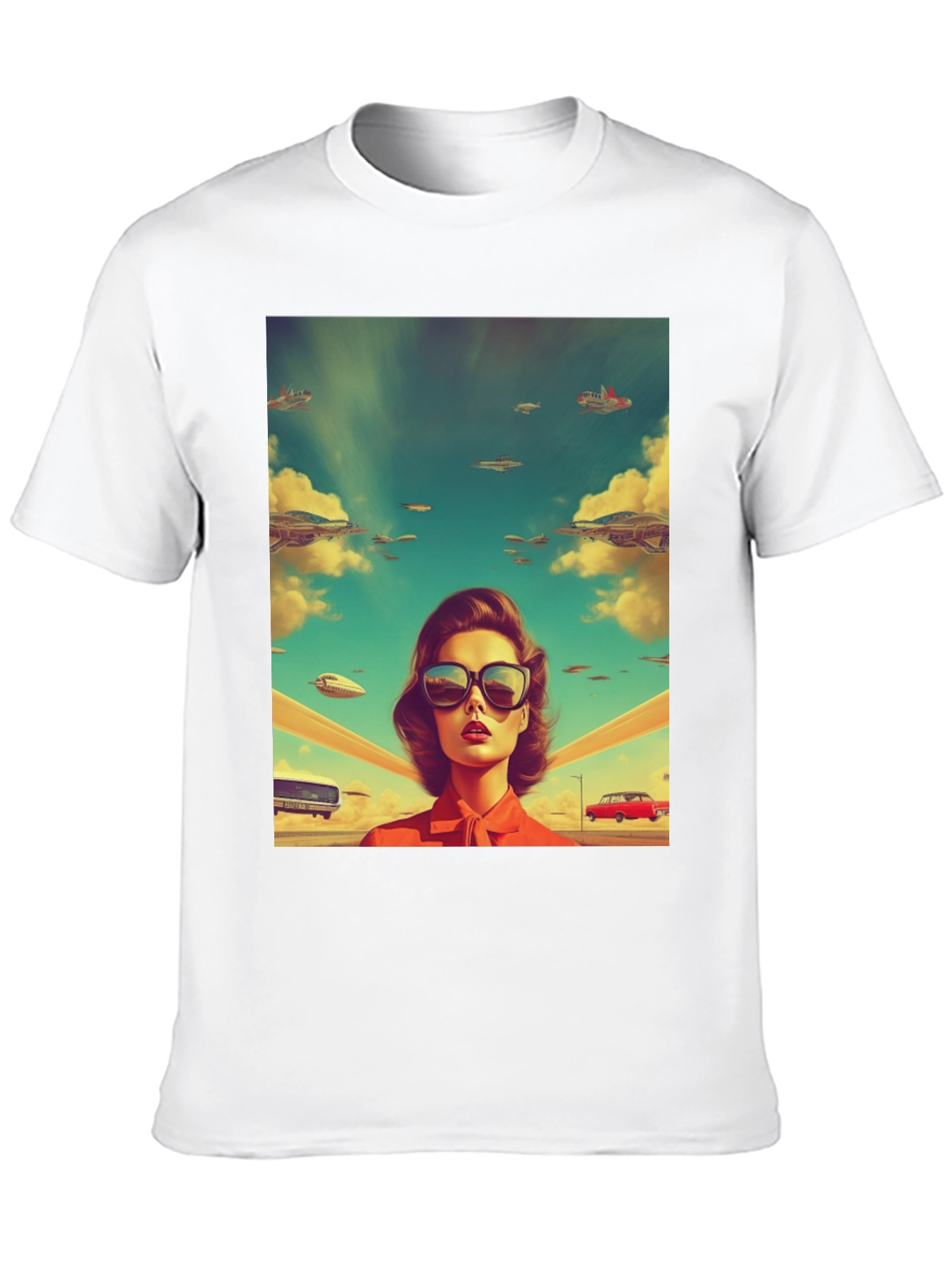 Retro Futuristic T-Shirt - 10