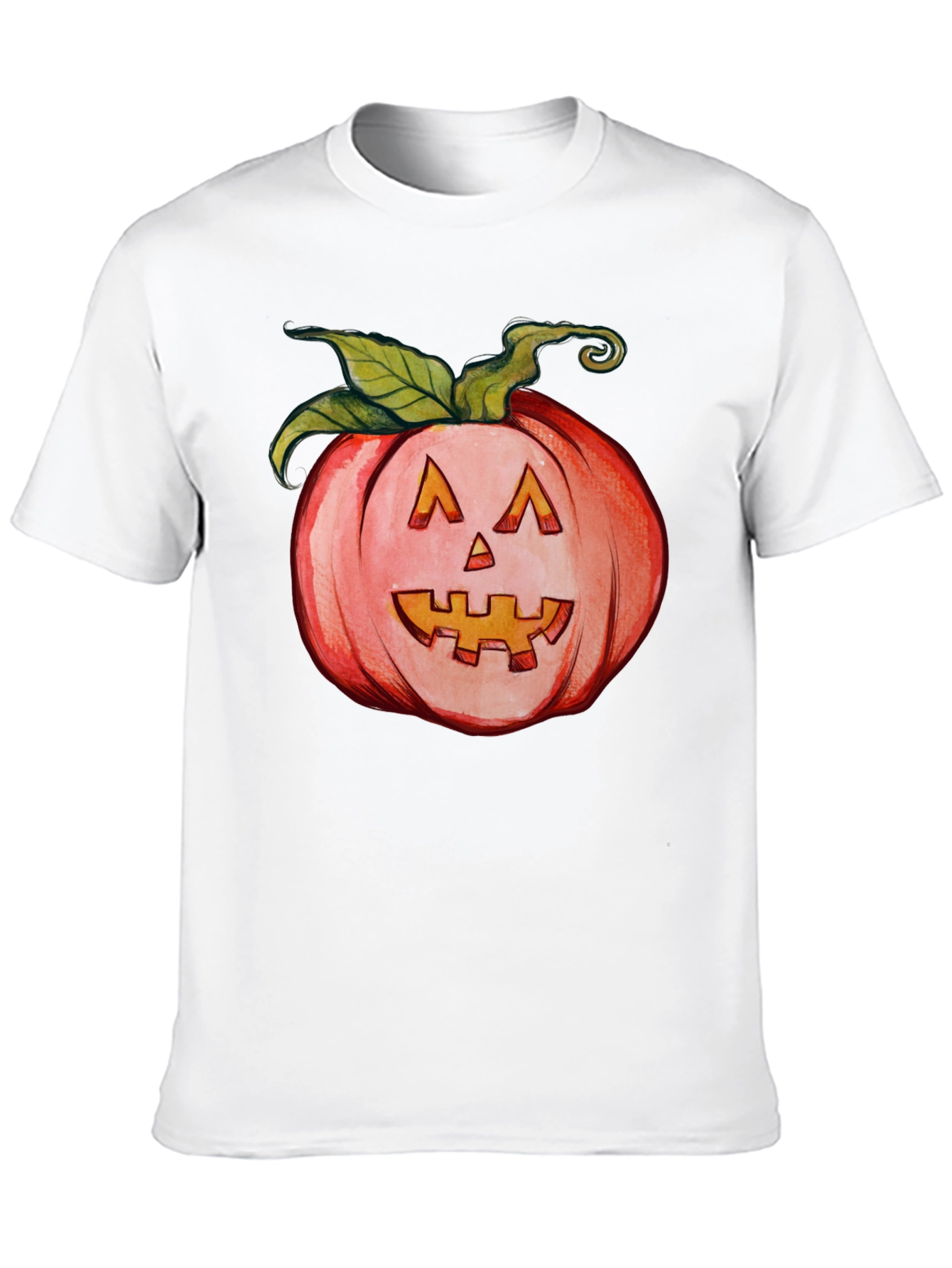 Black Halloween Pumpkin Graphic T-Shirt view 10