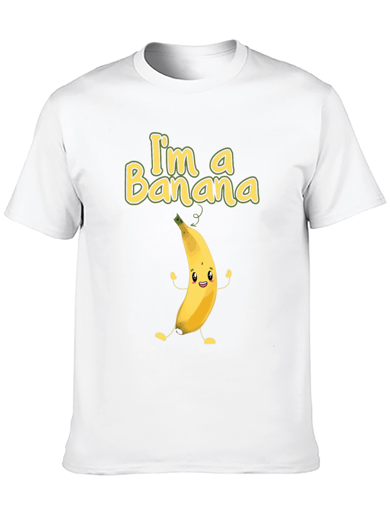 Black I'm a Banana Funny Graphic Tee view 10