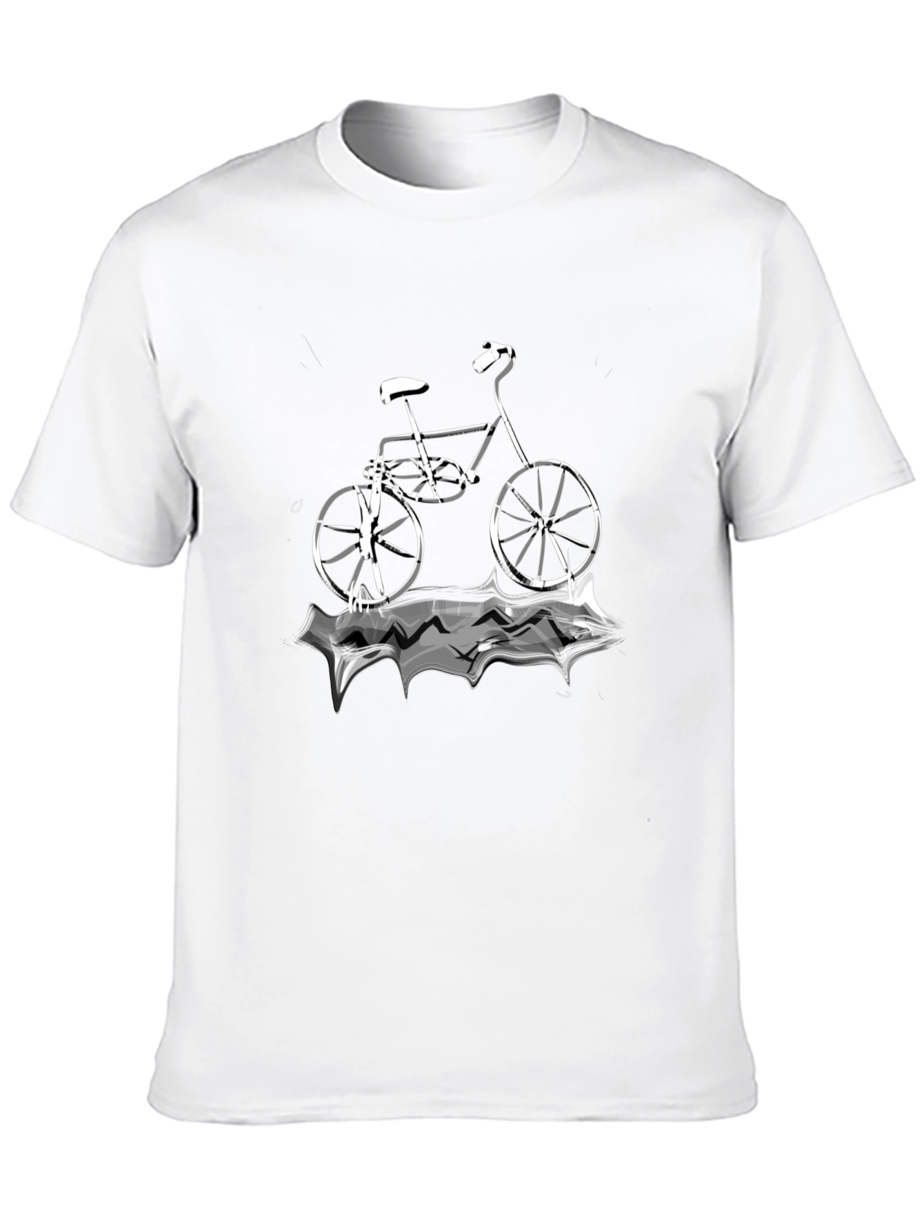 Black Bike Graphic Tee - Cool & Casual view 10