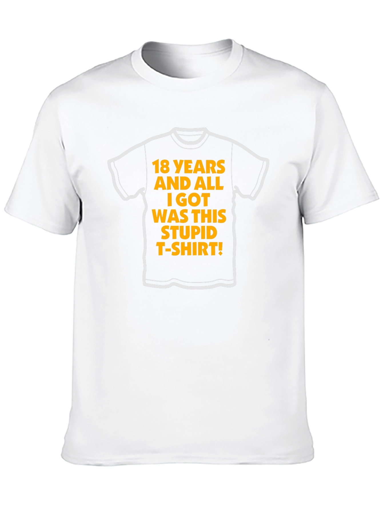 Black Funny 18th Birthday Graphic T-Shirt view 10