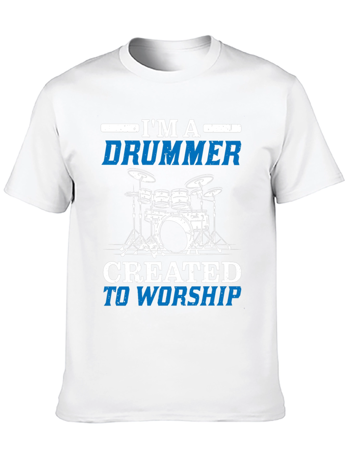 Black I'm a Drummer T-Shirt Music Band view 10