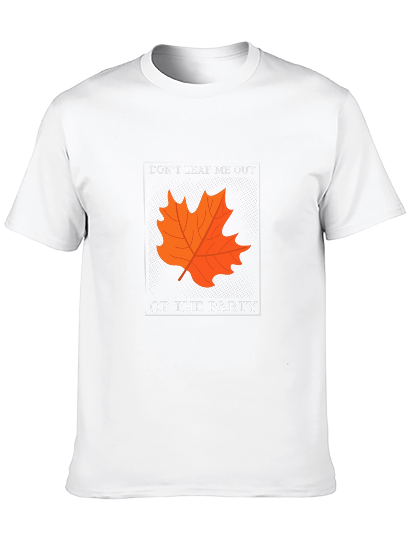 Black Don't Leaf Me Out T-Shirt - Autumn Pun Tee view 10