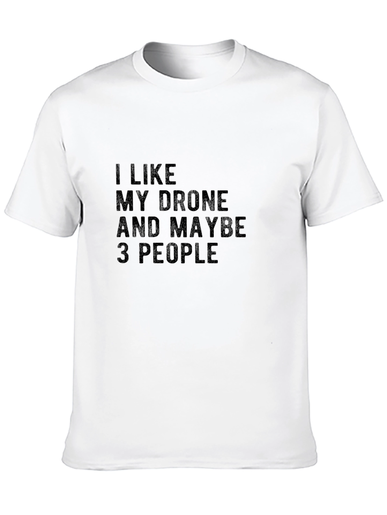 Black Drone Lover T-Shirt - Funny Graphic Tee view 10