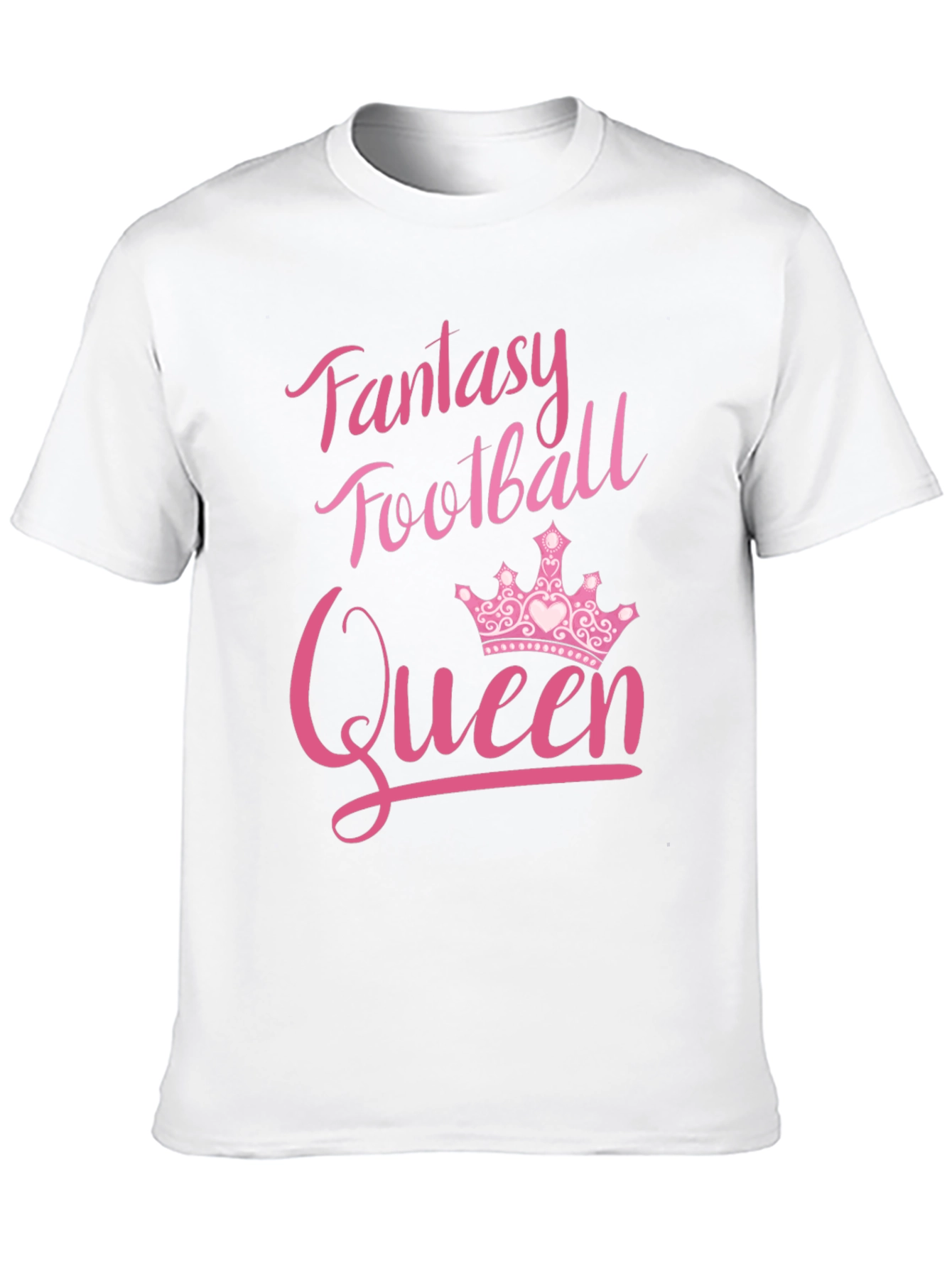 Black Fantasy Football Queen T-Shirt view 10