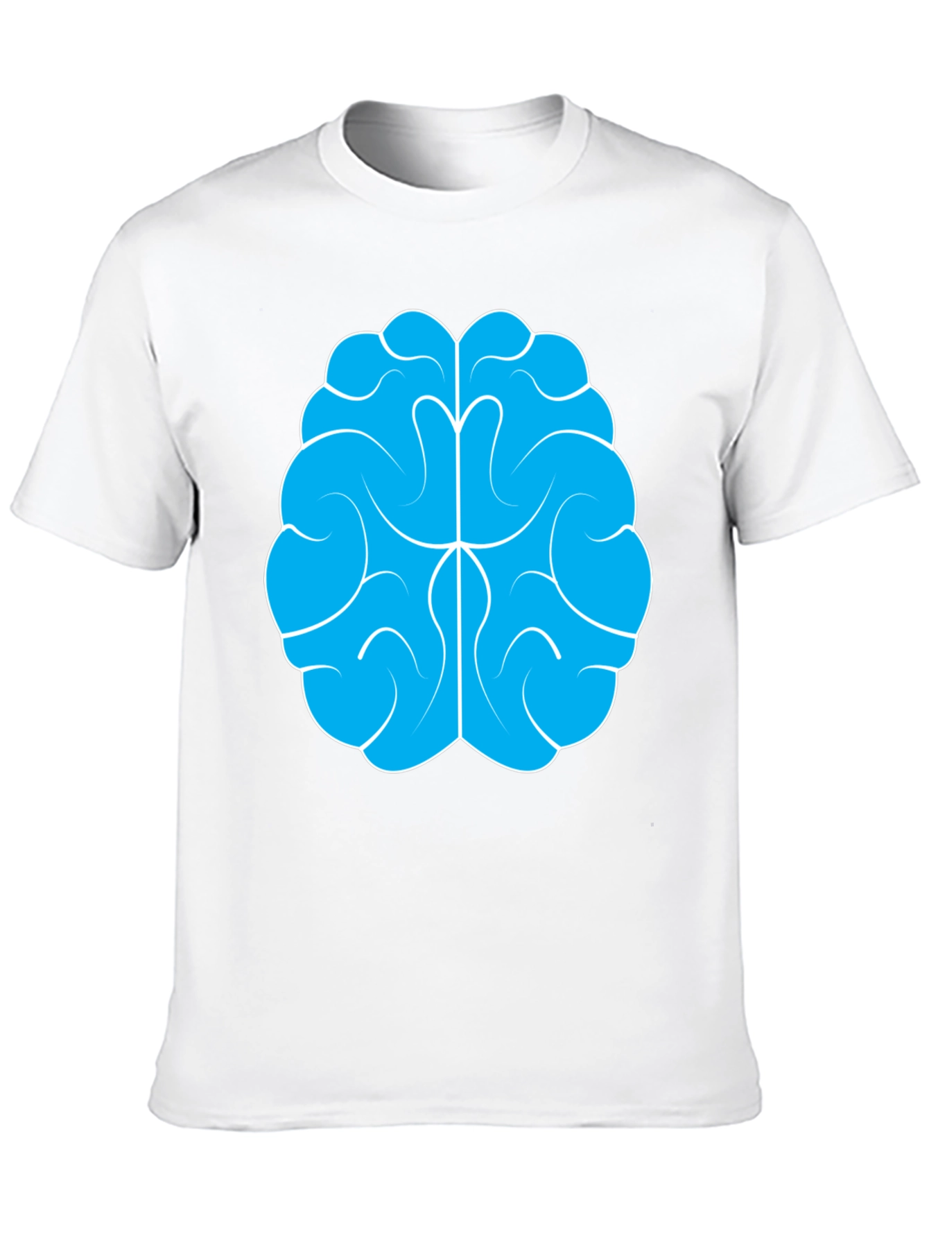 Black Brain Graphic Tee - Black Cotton Blend view 10