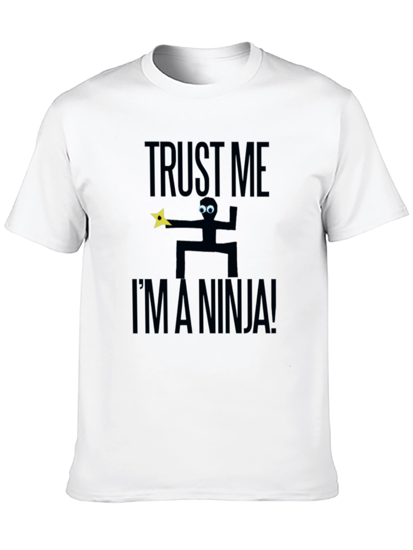 Black Trust Me I'm A Ninja Graphic T-Shirt view 10