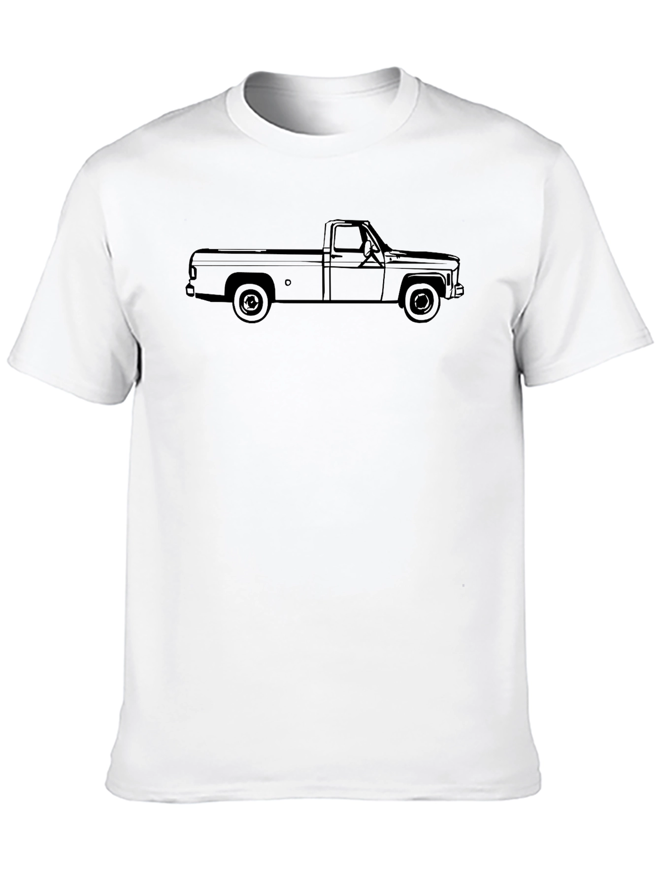 Black Vintage Truck Graphic Tee - Black view 10