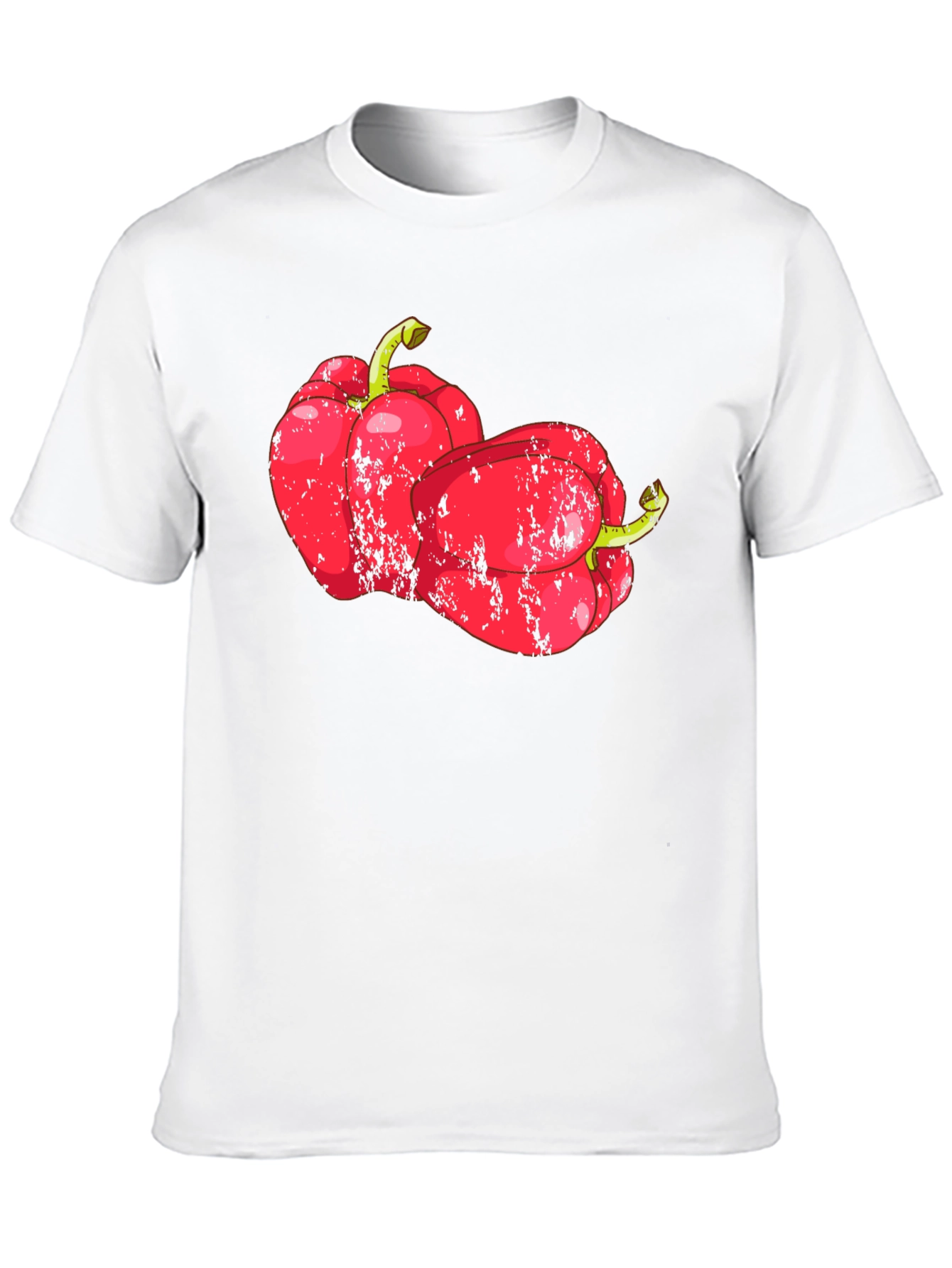 Black Red Pepper Graphic T-Shirt - Unique Design view 10