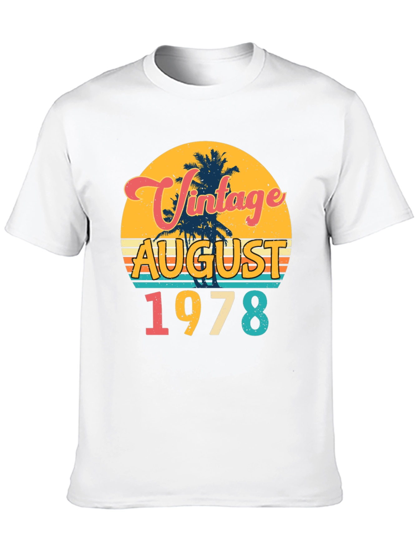 Black Vintage August 1978 Graphic T-Shirt view 10