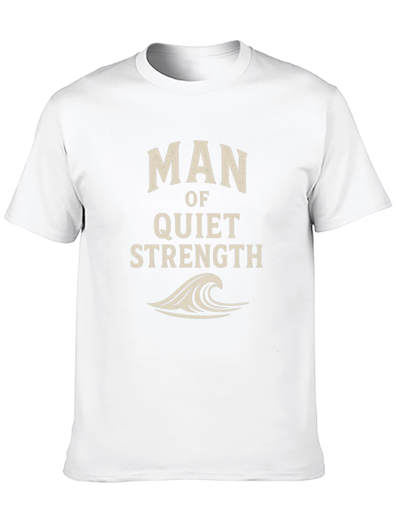 Black Man of Quiet Strength Graphic Tee view 10