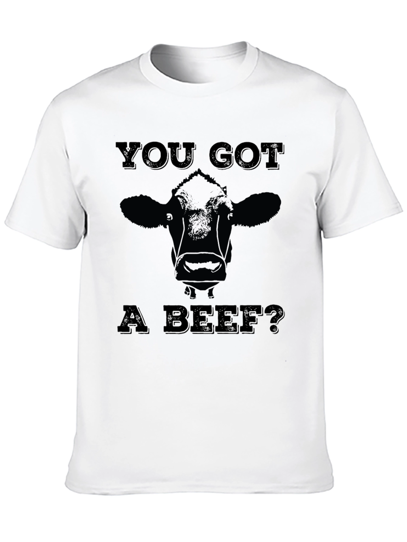 Black You Got A Beef? Graphic Tee - Black view 10