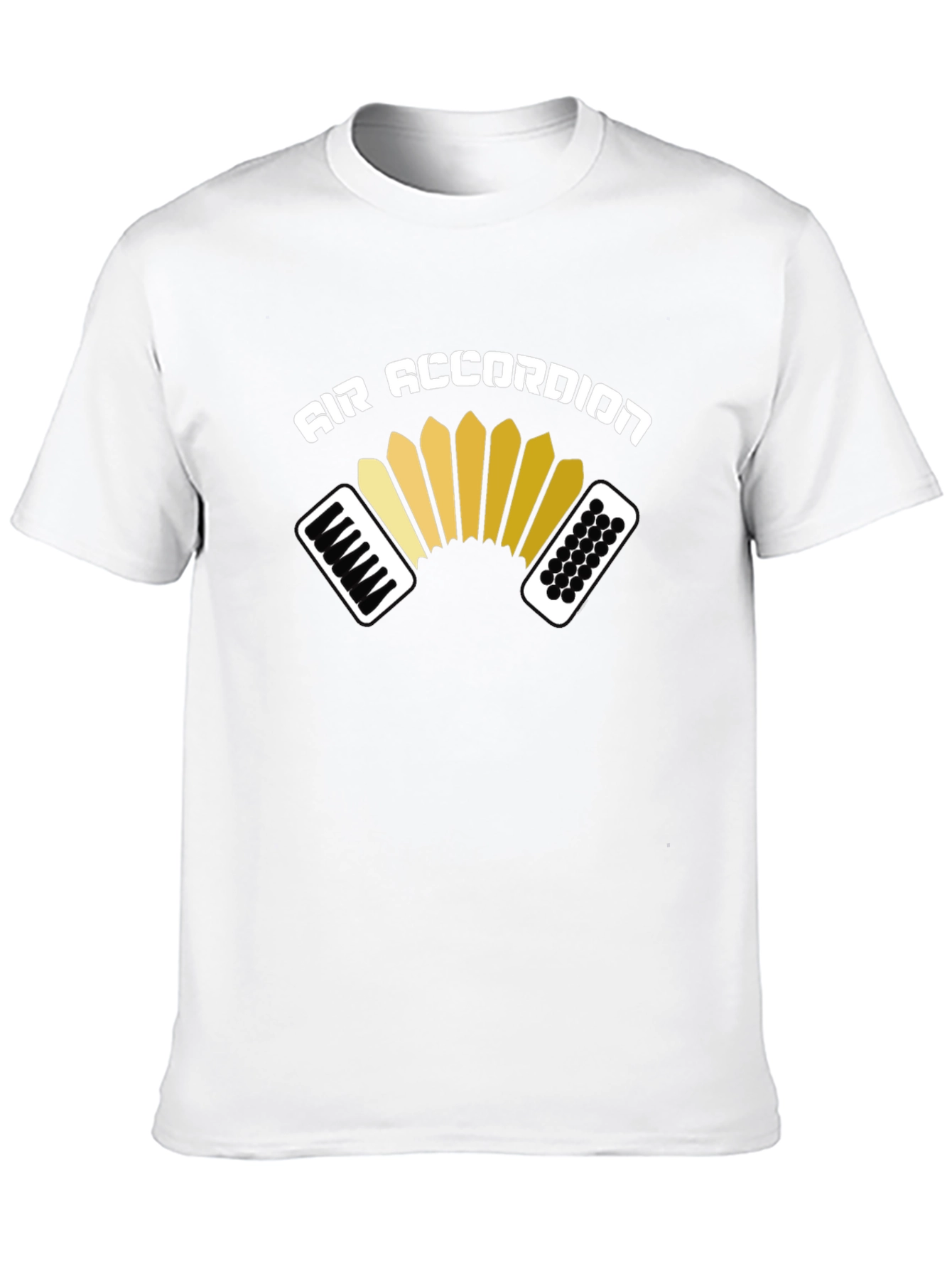 Black Air Accordion T-Shirt - Music Lover Tee view 10