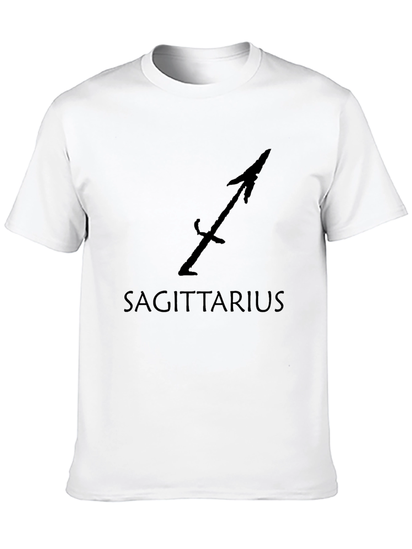 Black Sagittarius Zodiac Black T-Shirt view 10