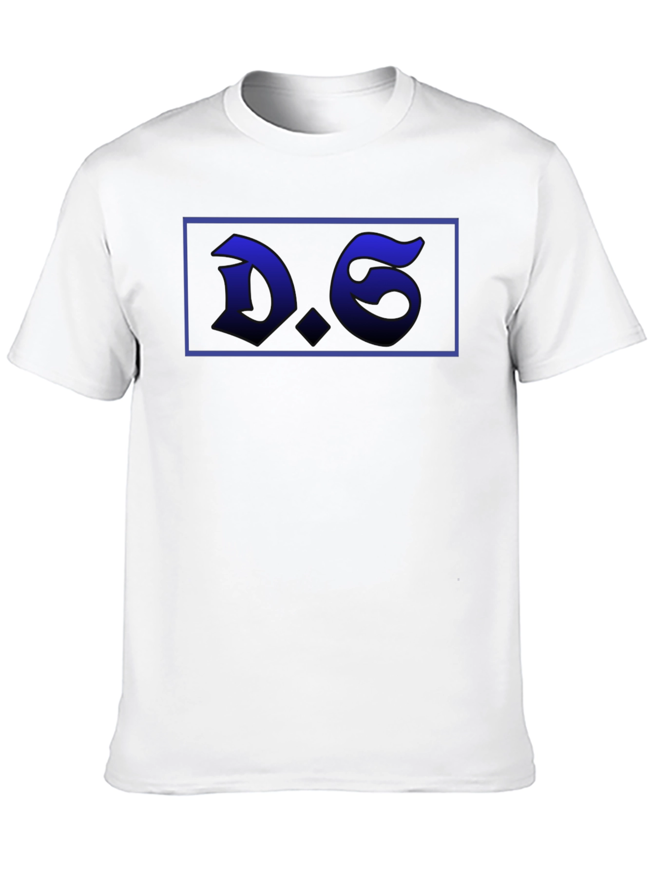 Black D.6. Graphic Tee - Bold Black Cotton Blend T-Shirt view 10