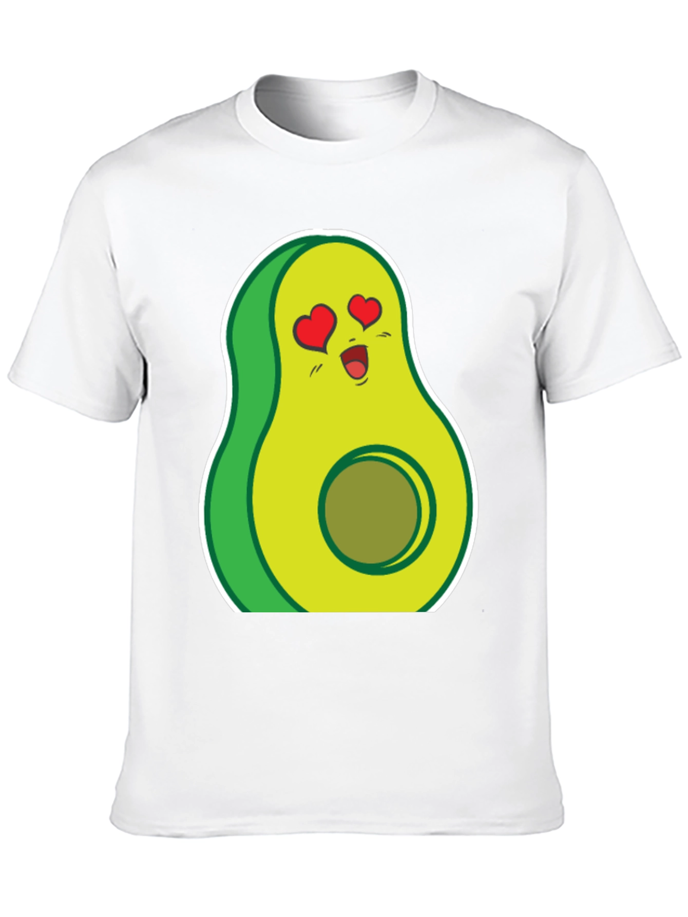 Black Avocado Love T-Shirt - Funny Food Tee view 10