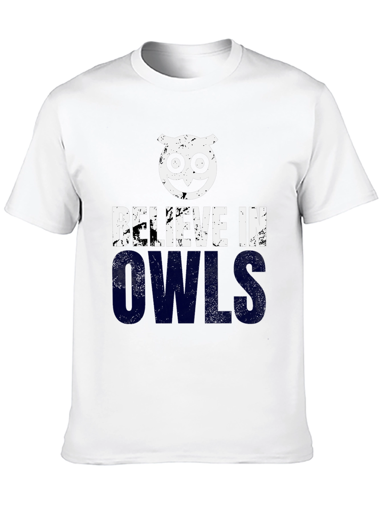 Black Believe in Owls Graphic Print T-Shirt view 10