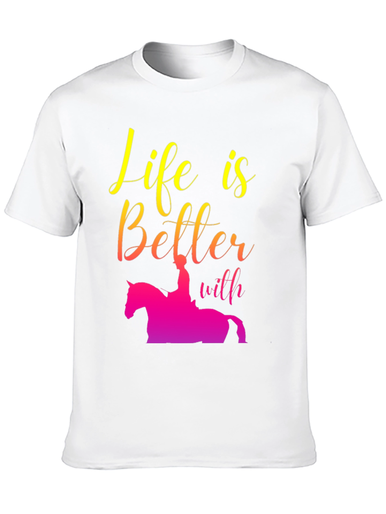 Black Life is Better with Horse Riding T-Shirt view 10